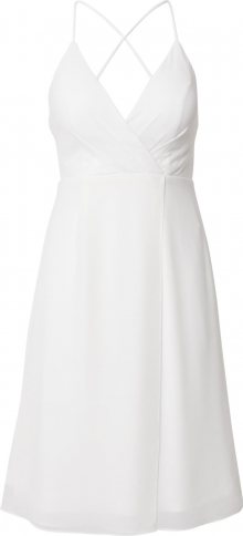 STAR NIGHT Koktejlové šaty bílá