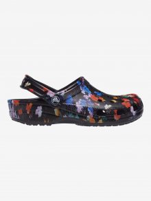 Classic Printed Floral Clog Crocs Crocs Černá