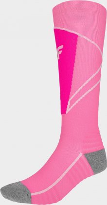 Dámské lyžařské ponožky 4F SODN200  Růžová