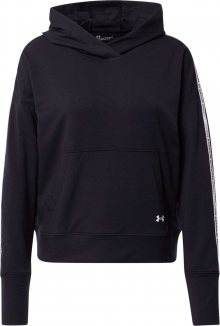 UNDER ARMOUR Sportovní mikina \'Riva\' černá / bílá