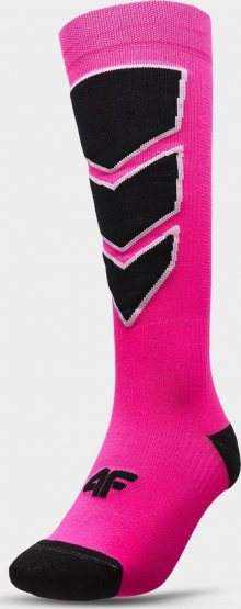 Dámské lyžařské ponožky 4F SODN300  Růžová