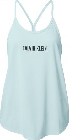 Calvin Klein Performance Sportovní top světlemodrá / černá