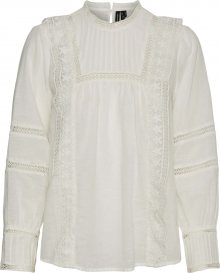 VERO MODA Halenka \'Etty\' přírodní bílá