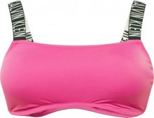 Calvin Klein Swimwear Horní díl plavek pink / černá / bílá