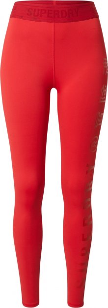 Superdry Sportovní kalhoty světle červená