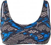 Calvin Klein Swimwear Horní díl plavek béžová / modrá / černá