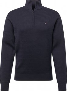 TOMMY HILFIGER Svetr noční modrá / bílá / světle červená
