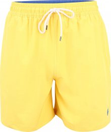 POLO RALPH LAUREN Plavecké šortky žlutá / námořnická modř