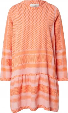 Cecilie Copenhagen Šaty oranžová / růžová