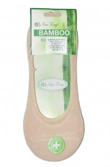 Dámské ponožky baleríny Ulpio 7312 Hladké, bambus béžová 36-38
