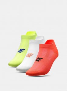 Dámské ponožky 4F SOD213 (3 páry) Žlutá
