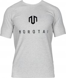 MOROTAI Funkční tričko světle šedá / černá