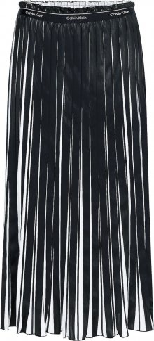Calvin Klein Sukně černá / bílá