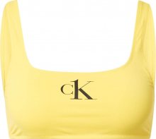 Calvin Klein Swimwear Horní díl plavek žlutá / černá