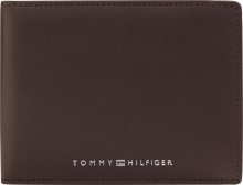 TOMMY HILFIGER Peněženka tmavě hnědá