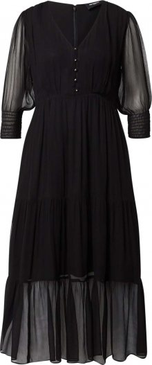 The Kooples Košilové šaty černá