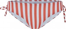 Skiny Spodní díl plavek světle červená / bílá