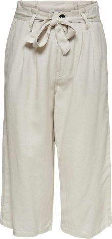 ONLY Kalhoty se sklady v pase \'Aminta-Viva\' krémová