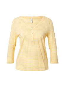 ONLY Tričko \'MARY\' žlutá / bílá
