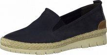 TAMARIS Slipper námořnická modř / brokátová