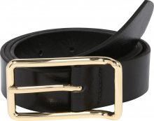 MANGO Opasek \'Calvin\' černá / zlatá