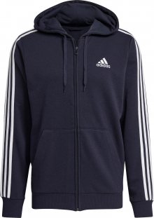 ADIDAS PERFORMANCE Sportovní mikina s kapucí tmavě modrá / bílá