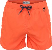 BLEND Plavecké šortky tmavě oranžová