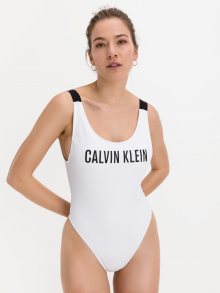 Jednodílné plavky Calvin Klein Bílá