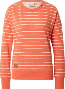 Ragwear Mikina \'MAIKEN\' tmavě oranžová / bílá / karamelová