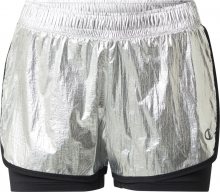 Champion Authentic Athletic Apparel Sportovní kalhoty stříbrná / černá