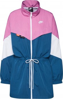 Nike Sportswear Přechodná bunda fialová / bílá / modrá