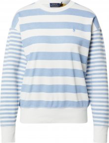 POLO RALPH LAUREN Mikina světlemodrá / bílá