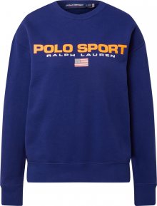 Polo Ralph Lauren Mikina marine modrá / oranžová / bílá / grenadina