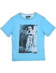 Star wars světle modré chlapecké tričko