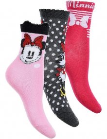 Minnie mouse disney dívčí barevné ponožky -