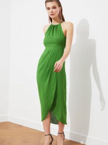 Trendyol zelené midi šaty - XL
