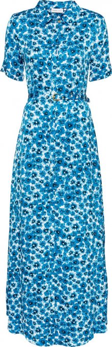 Fabienne Chapot Košilové šaty \'Mia\' modrá / tmavě modrá / bílá