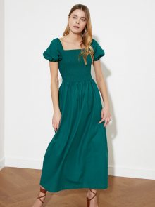 Trendyol zelené maxi šaty - XS