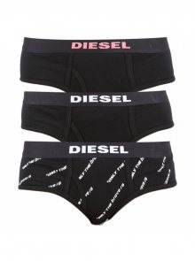 3PACK dámské kalhotky Diesel černé