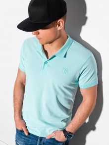 Ombre Clothing Jednoduchá mentolová polokošile S1374