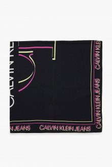 Calvin Klein černý šátek Glow Scarf
