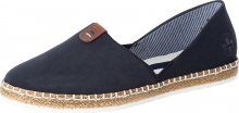 Rieker Espadrilky noční modrá / hnědá