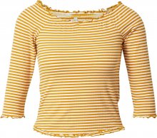 ONLY Tričko \'NAROMA\' oranžová / bílá