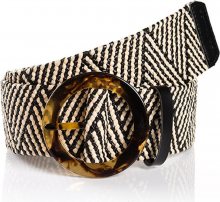 TOM TAILOR Opasek \'ERIN\' béžová / černá