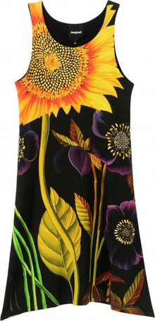 Desigual Letní šaty \'VEST_MARLON\' černá / mix barev