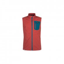 Pánská softshellová vesta Tofano-m tmavě červená - Kilpi (nadměrná velikost) 5XL