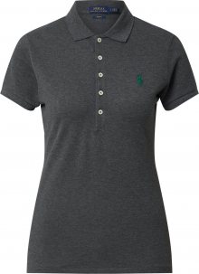 Polo Ralph Lauren Tričko \'JULIE\' tmavě šedá / trávově zelená