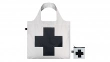 Loqi KAZIMIR MALEVICH Black Cross Bag-One-size bílé KM.CR-One-size