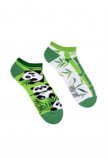 Nepárové nízké ponožky Spox Sox Pandy 36-46 vícebarevný 36-39