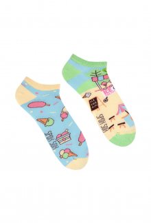 Nepárové nízké ponožky Spox Sox Lody 36-46 vícebarevný 40-43